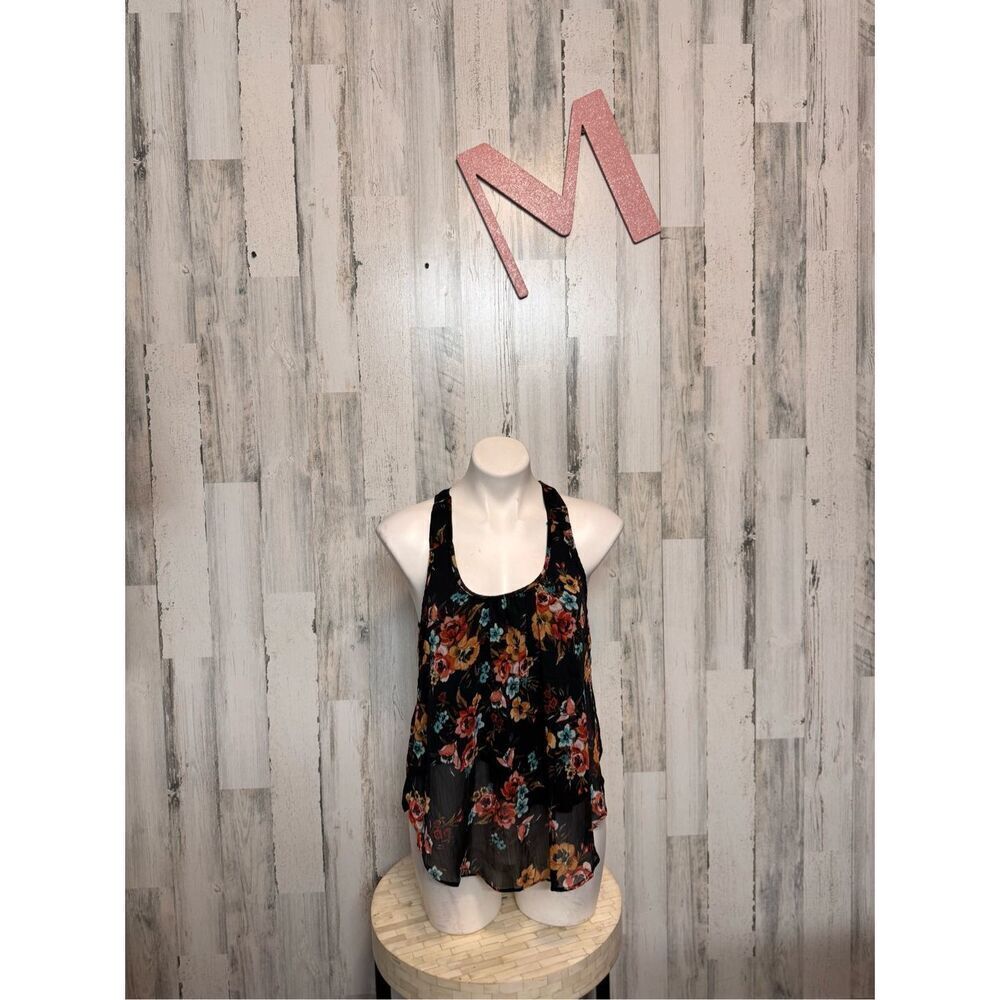 Ambiance floral blouse size medium